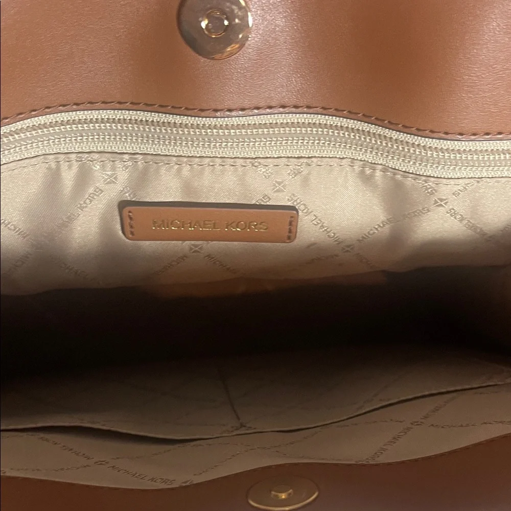 Michael Kors Dark Brown Monogram Briefcase - Picture 13 of 15